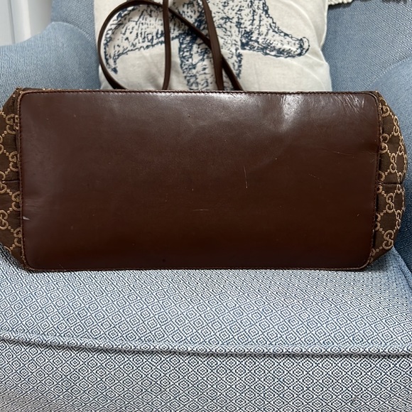 Authentic Gucci Large Canvas Bucket Tote Bag - Picture 11 of 16